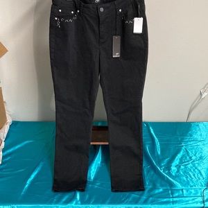 Earl Black embellished jeans